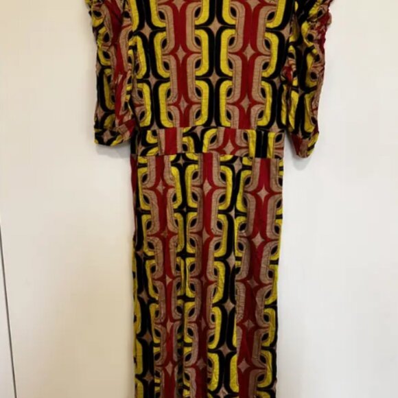 Y2K original IT girl dress - T-Bags Los Angeles Deep V short sleeve mini dress - Picture 2 of 8